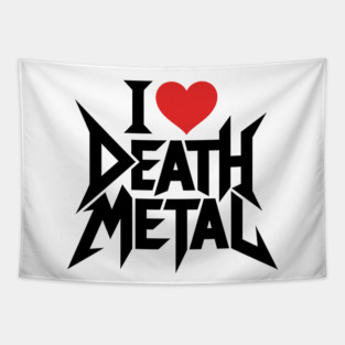 I Love Death Metal Tapestry