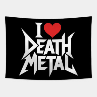 I Love Death Metal Tapestry