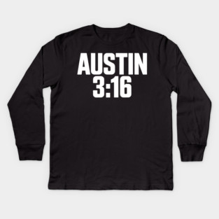 Austin 3:16 Tribute Kids Long Sleeve T-Shirt