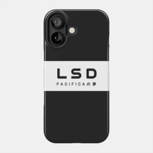 LSD: Pacificaの夢 (Minimal White) Phone Case