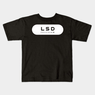 LSD: Pacificaの夢 (Minimal White) Kids T-Shirt