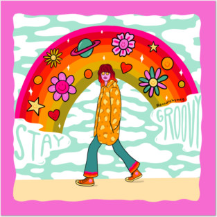 Stay Groovy Posters and Art