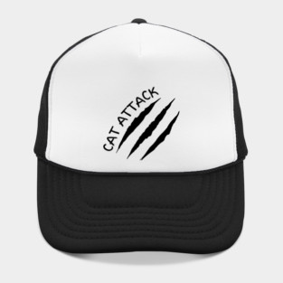 Cat Attack Scratch Claw Marks Feline Warning Hat