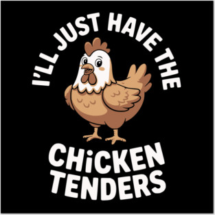 Chickens Make Me Laugh - Funny Chicken Graphic Design for Men & Women Posters and Art