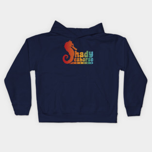 Shady Seahorse Lagoon Kids Hoodie