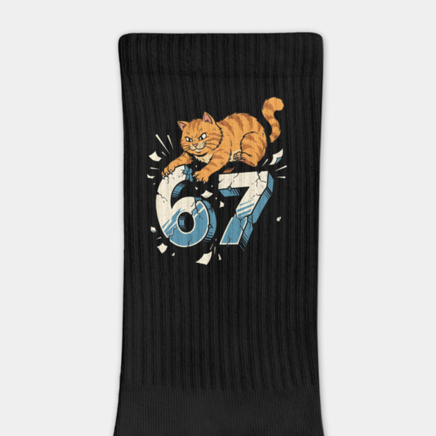 Cat Attack 67 by Creatifly Graphic Tees