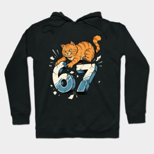Cat Attack 67 Hoodie