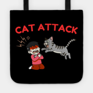 Cat Attack Panic Tote