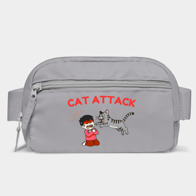 Cat Attack Panic by Creatifly Graphic Tees