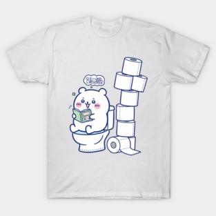 Toilet Time Chiikawa Meme T-Shirt