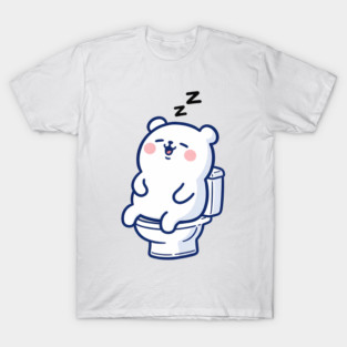 Toilet Time Chiikawa Meme T-Shirt