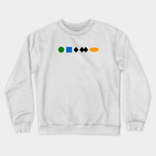 SKI TERRAIN SYMBOLS Crewneck Sweatshirt