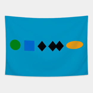 SKI TERRAIN SYMBOLS Tapestry
