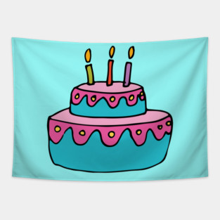 Birthday Cake Tapestry