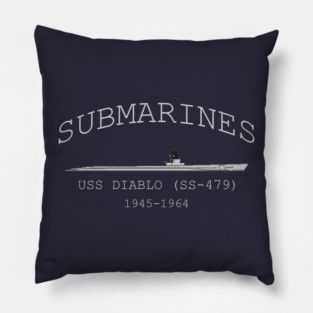 USS Diablo (SS-479) Pillow