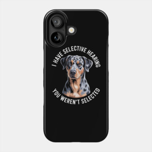 Catahoula Owner Funny Catahoula Leopard Dog Lover Phone Case