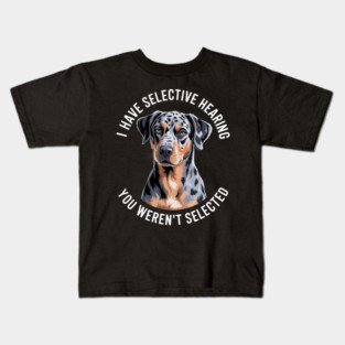 Catahoula Owner Funny Catahoula Leopard Dog Lover Kids T-Shirt