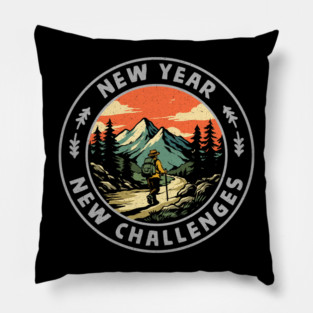 New Year New Challenges Pillow