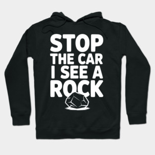 Stop the Car I See a Rock Hoodie