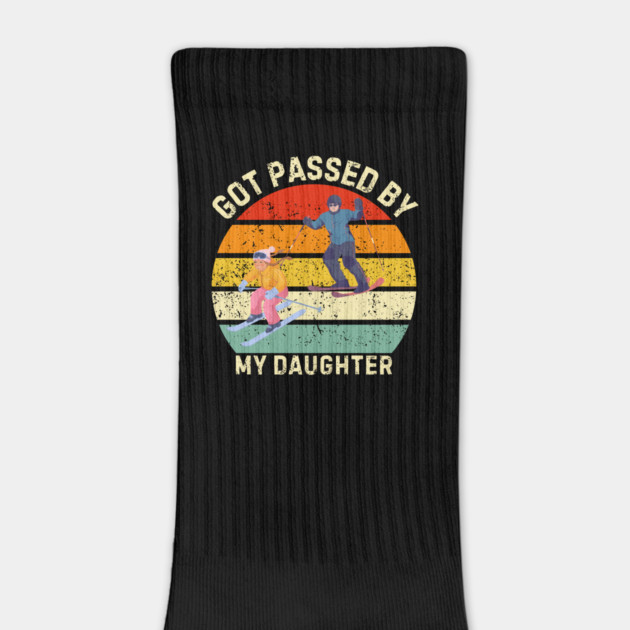 Got Passed By My Daughter – Ski Dad Retro Sunset by Creatifly Graphic Tees