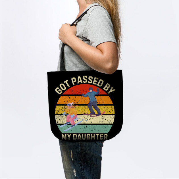 Got Passed By My Daughter – Ski Dad Retro Sunset by Creatifly Graphic Tees