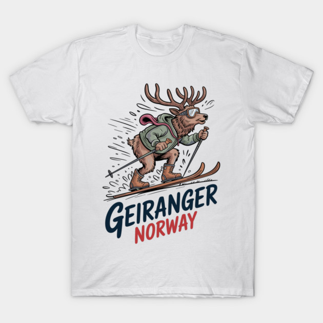 Geiranger Norway T-Shirt by JessArty