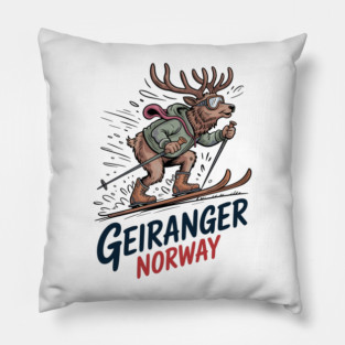 Geiranger Norway Pillow