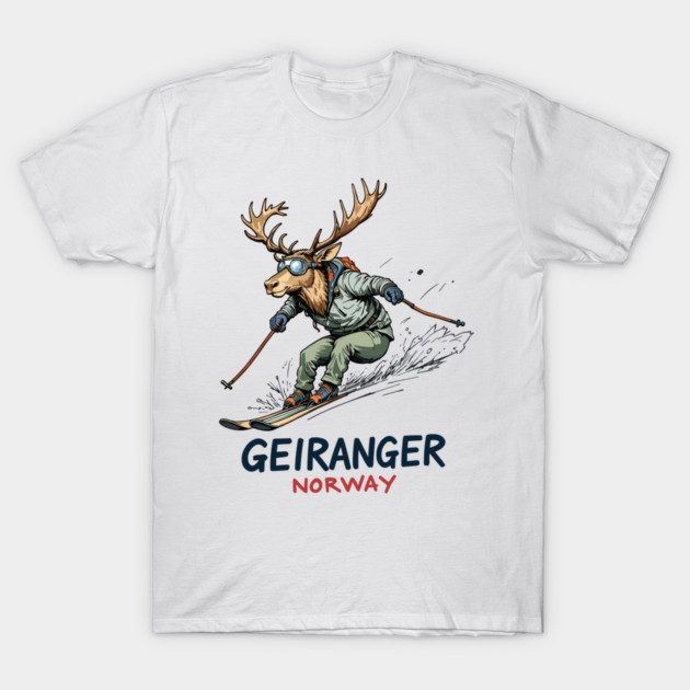 Geiranger Norway T-Shirt by JessArty