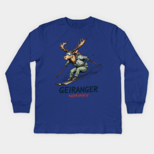 Geiranger Norway Kids Long Sleeve T-Shirt
