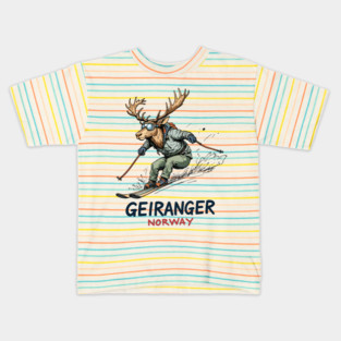 Geiranger Norway Kids T-Shirt