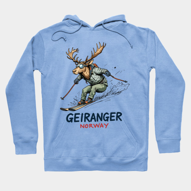 Geiranger Norway Hoodie by JessArty