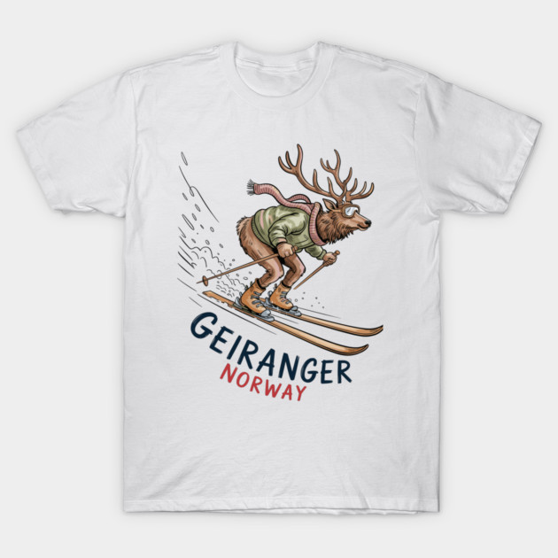 Geiranger Norway T-Shirt by JessArty