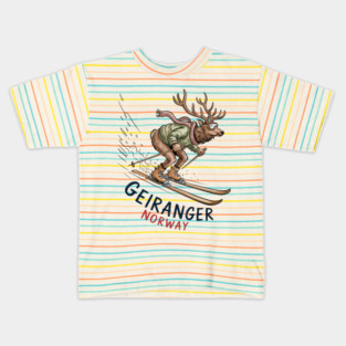Geiranger Norway Kids T-Shirt