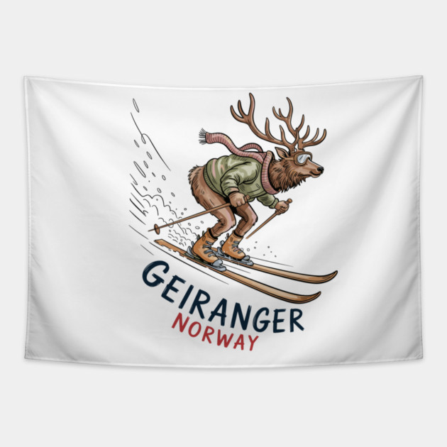 Geiranger Norway Tapestry by JessArty