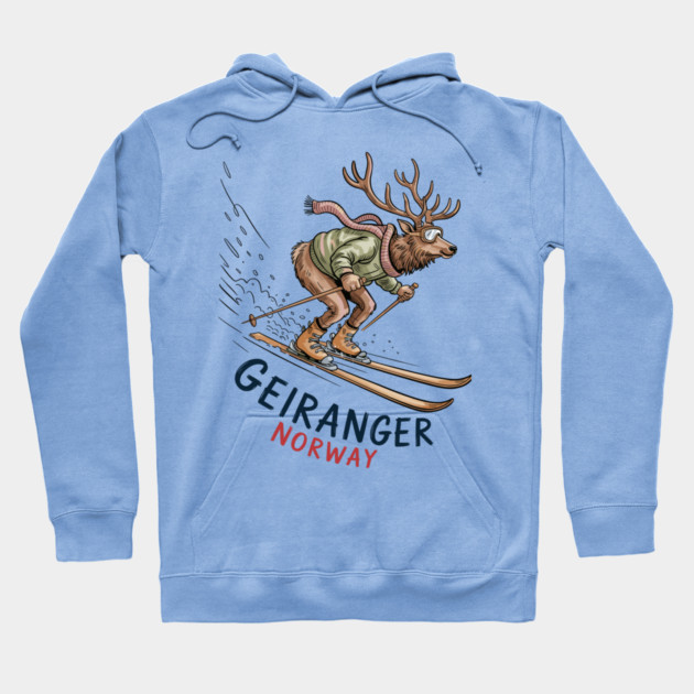 Geiranger Norway Hoodie by JessArty