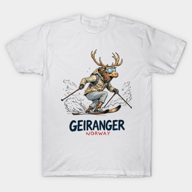 Geiranger Norway T-Shirt by JessArty