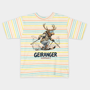Geiranger Norway Kids T-Shirt