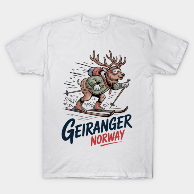 Geiranger Norway T-Shirt by JessArty