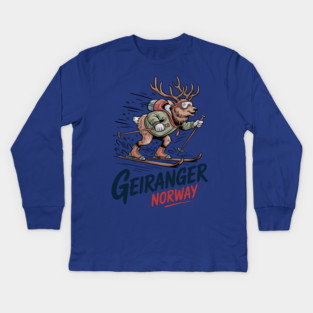 Geiranger Norway Kids Long Sleeve T-Shirt
