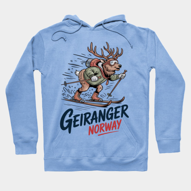 Geiranger Norway Hoodie by JessArty