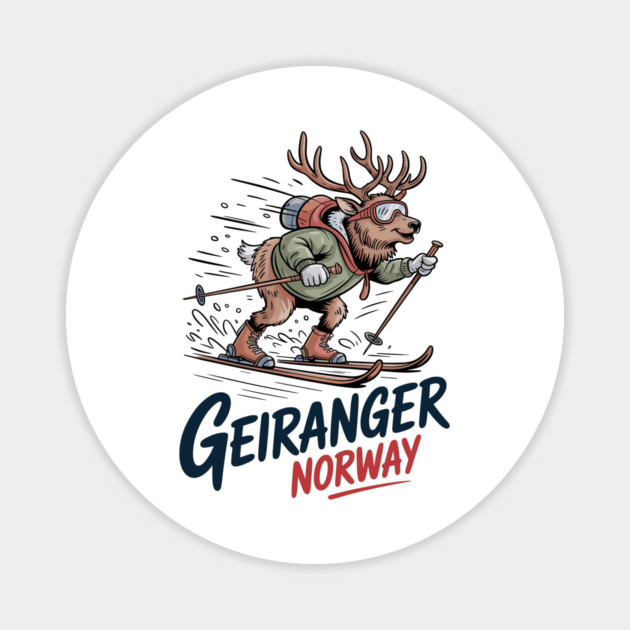 Geiranger Norway Magnet by JessArty