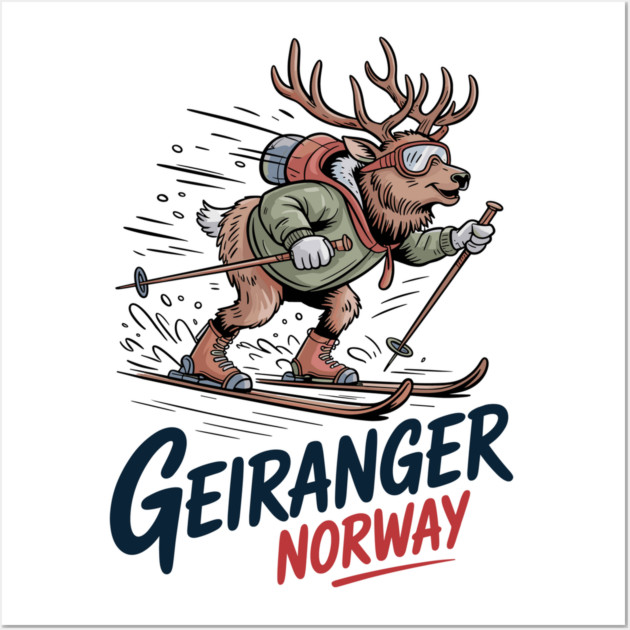 Geiranger Norway Wall Art by JessArty