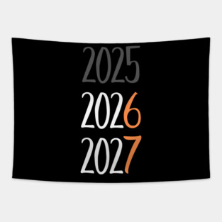 2025 2026 2027 Year Transition Countdown Tapestry