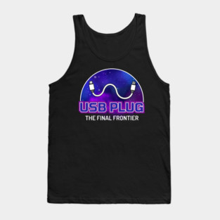 USB Plug - The Final Frontier Tank Top