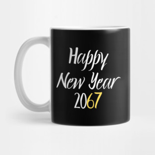 Happy New Year 2067 Mug
