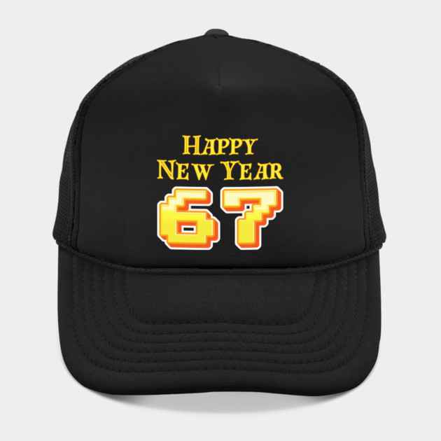 Happy New Year 67 Retro by Creatifly Graphic Tees