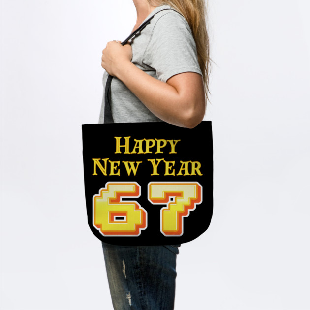 Happy New Year 67 Retro by Creatifly Graphic Tees