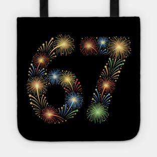 67 New Year Fireworks Celebration Tote