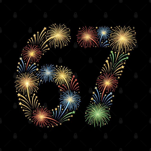 67 New Year Fireworks Celebration by Creatifly Graphic Tees