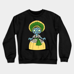Cute Brazilian Zombie Girl Crewneck Sweatshirt